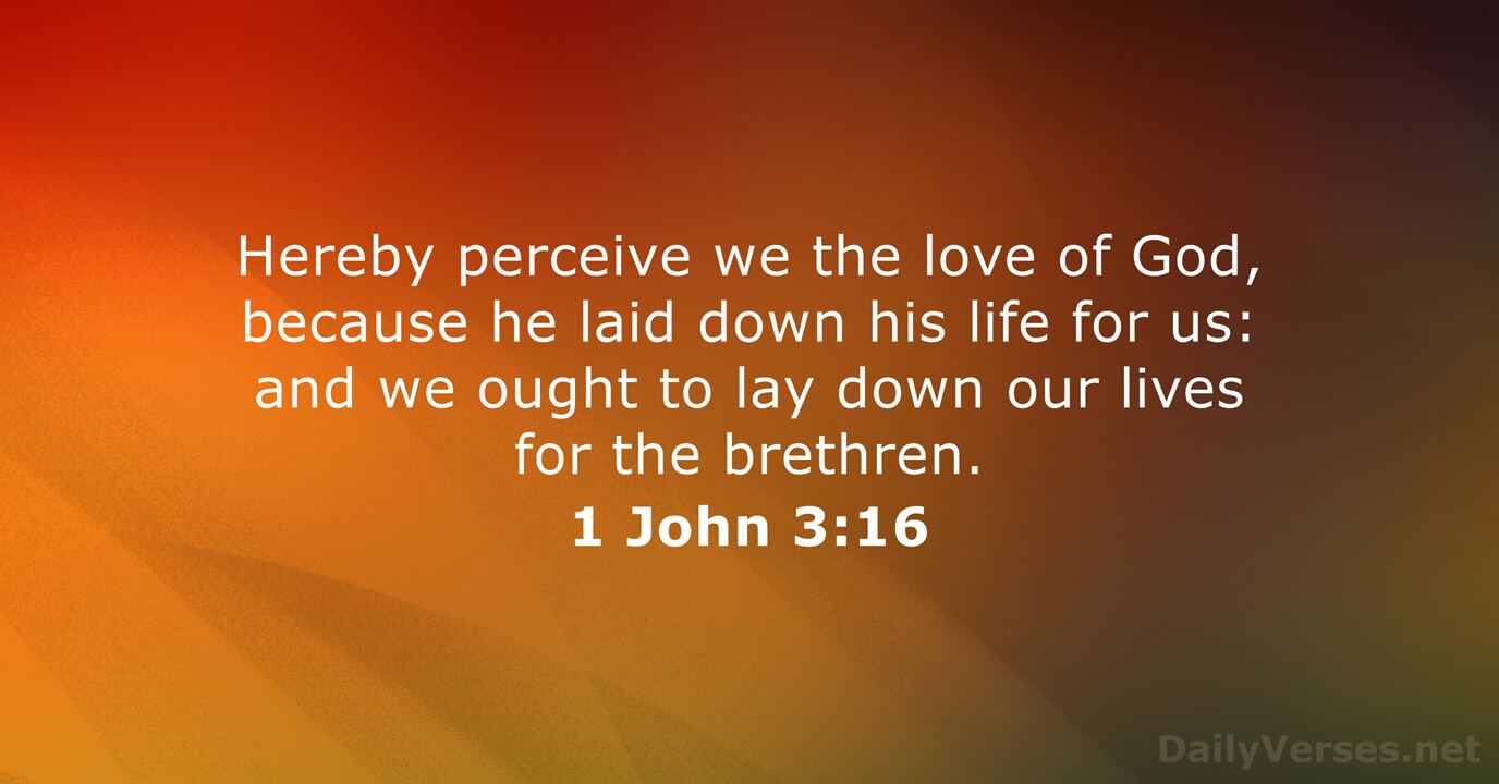1 john 3 16