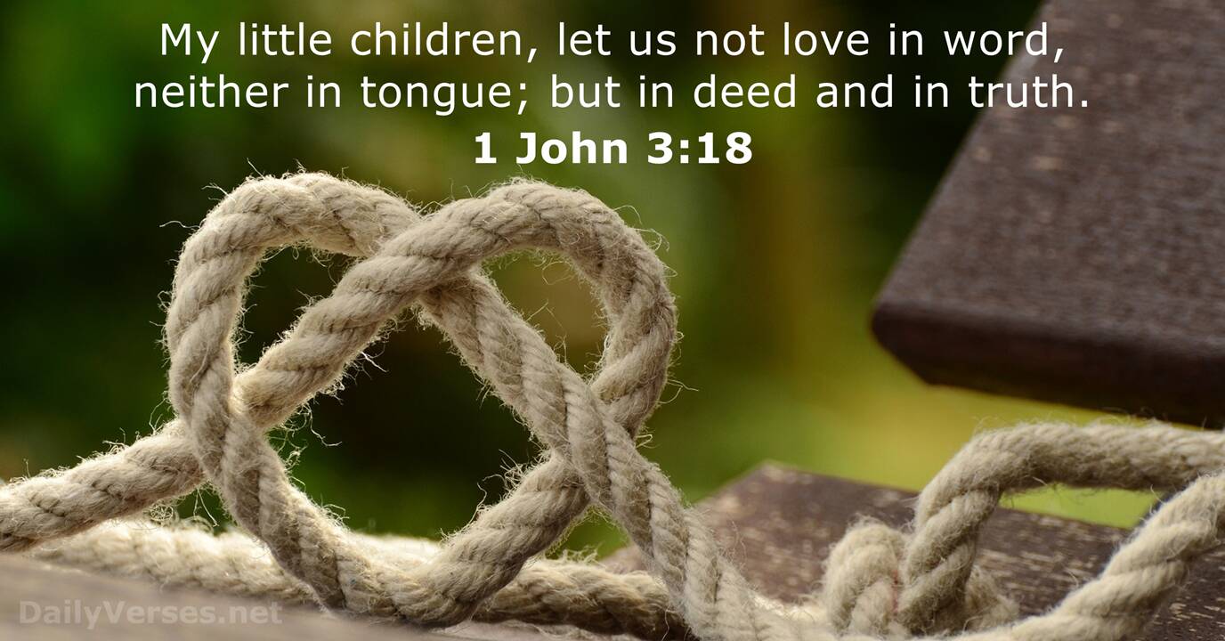 1 john 3 18 2