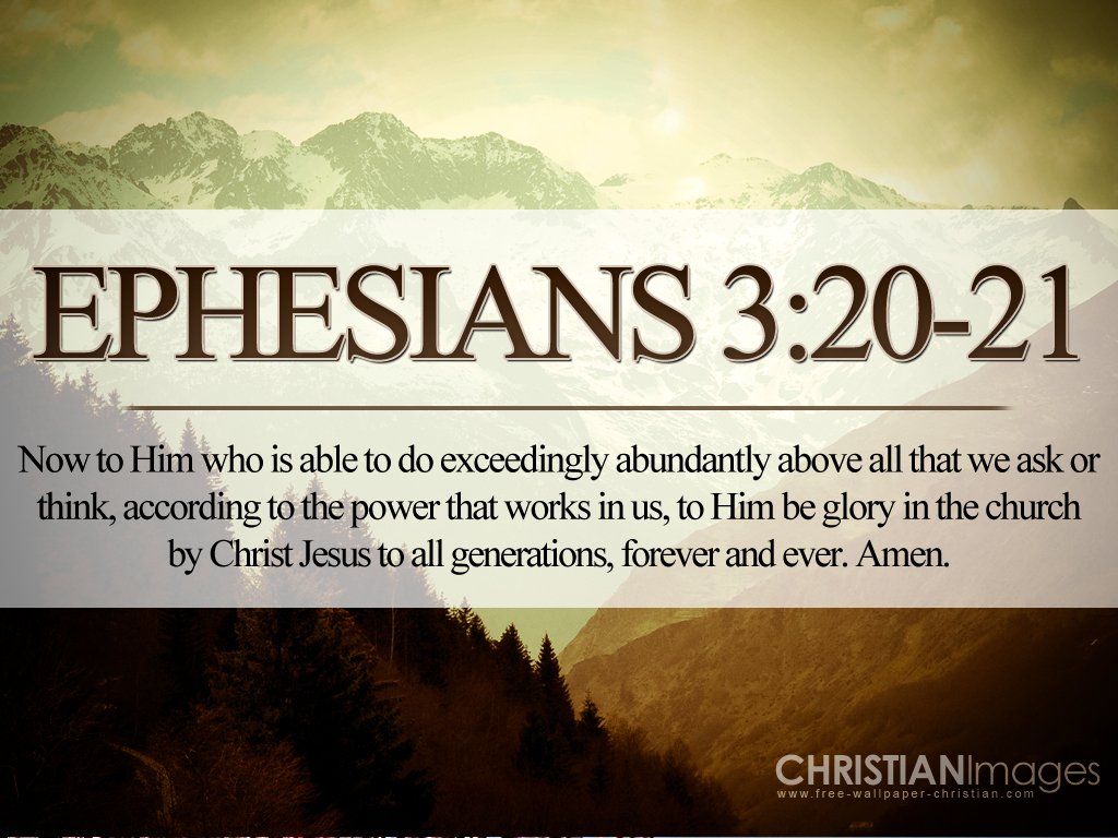 ephesians 3 20 21