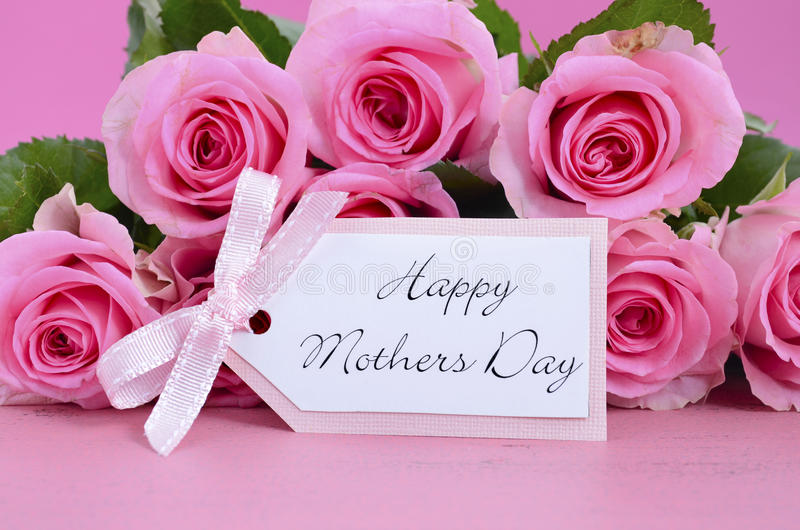 happy mothers day pink roses background 52857478